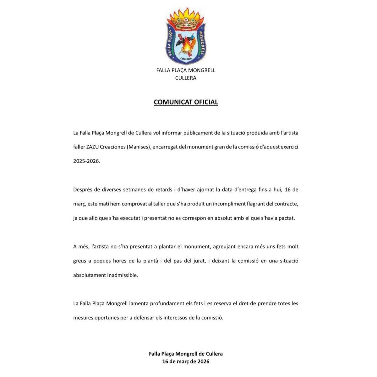 Jordi Mayor | Alcalde de Cullera tweet media