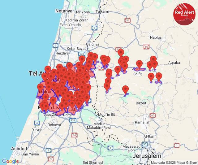 T_Dalkiran's tweet image. İran'dan yapılan yeni saldırı dalgasında tehlike altında ki bölgeler. 

#IsraelUnderAttack #Iran #TelAviv #AirDefense #IronDome #IsraelDefenseForces #MiddleEast #Israel