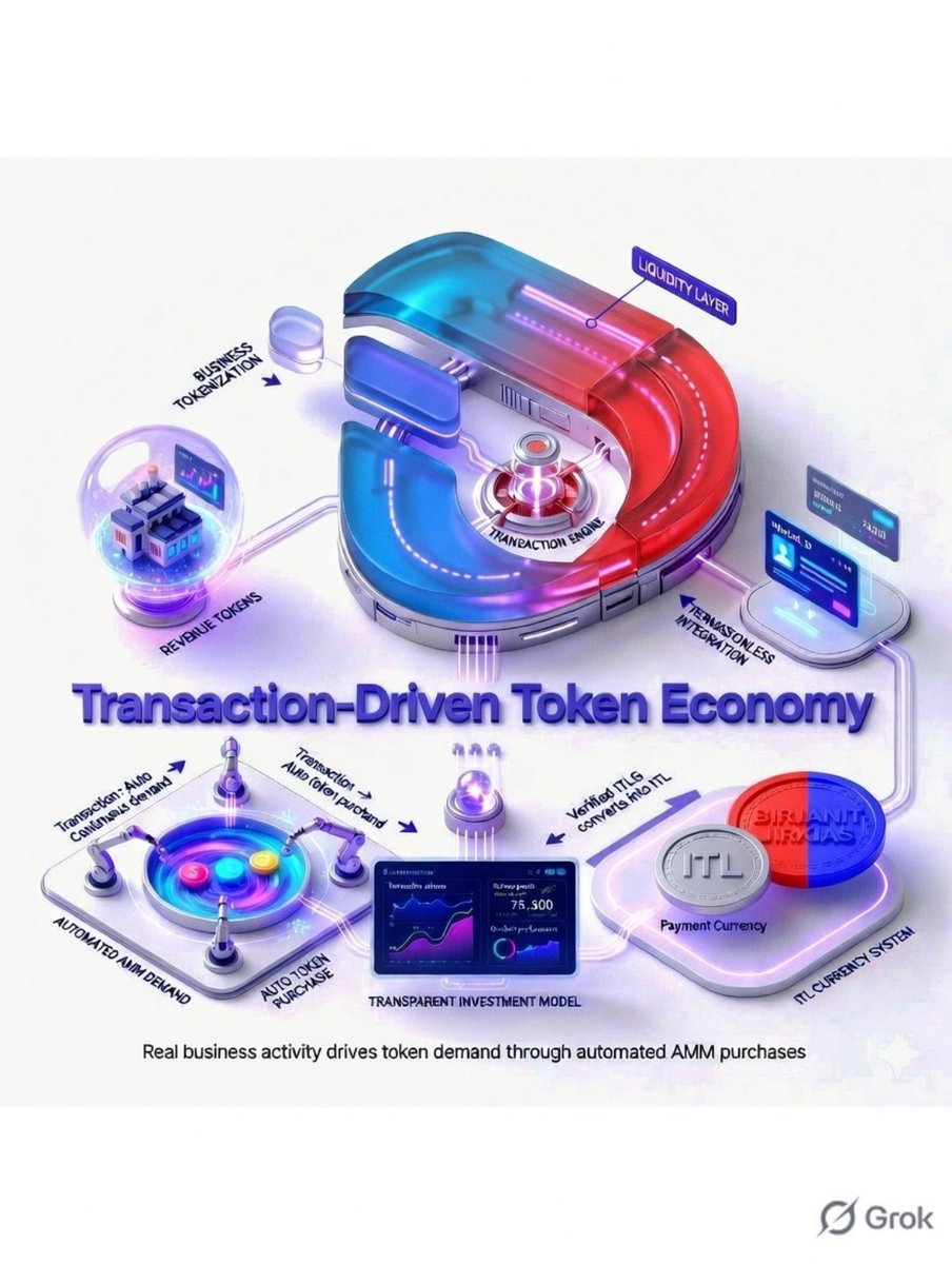 vasipalli59807's tweet photo. 🚀 Transaction-Driven Token Economy 💎
Real business activity → token demand 🔄
Auto AMM purchases ⚙️ Transparent investment 📊
Future of Web3 with #Hastra #Interlevel #ITL #ITLG 🌐🔥
Decentralized payments & liquidity power the ecosystems
#DeFi #ITL #ITLG #interlink https://t.co/ErByIuHDDC