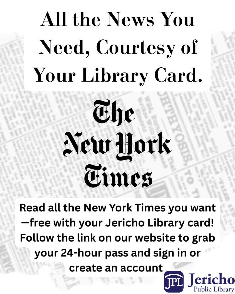 Jericho Library NY tweet media