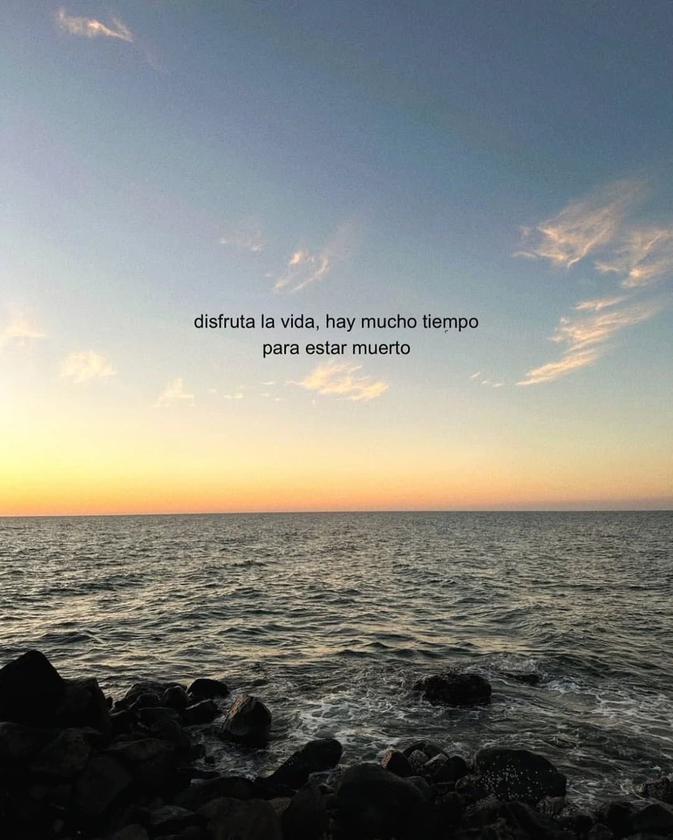 Disfruta la vida