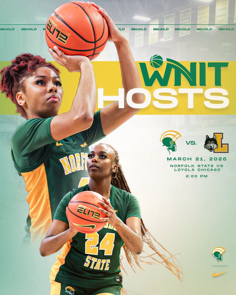 Postseason basketball is coming to Echols Hall!🙌

Spartans will host the first round of the WNIT on Saturday, March 21, at 2 p.m. against Loyola Chicago

#GoldStandard🔰 | #WNIT