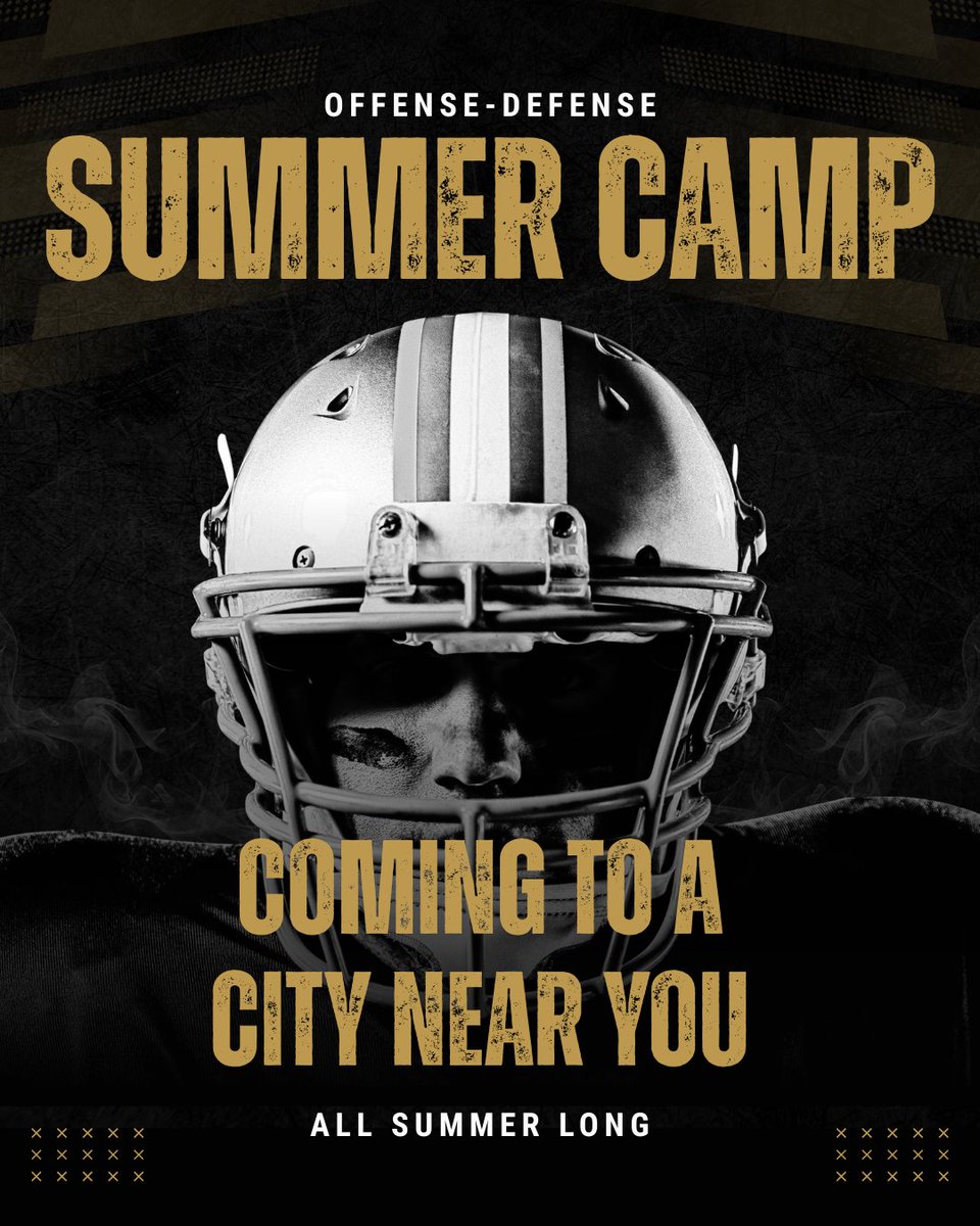 ODFootballCamps's tweet image. The football camp everyone talks about...Skills, drills, and real football development for young athletes.
Register today: o-d.com

Bring a group &amp;amp; get a discount: 
☎️ Call 843-903-1888 
📤 email info@o-d.com 

#ODFL #summercamp #youthfootball #highschoolfootball