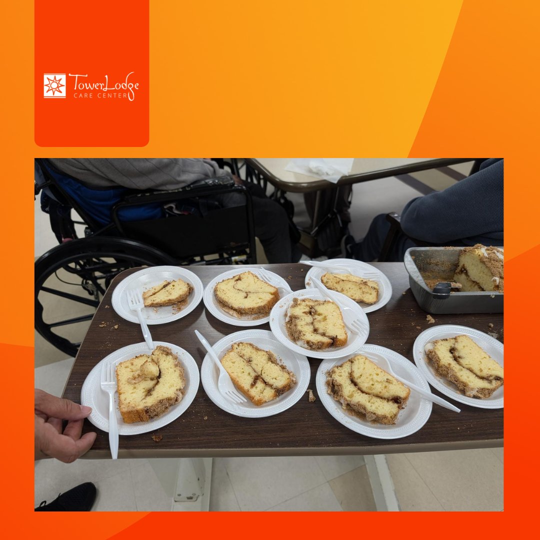 TowerLodgeCare's tweet image. Baking Club was filled with the warm, delicious smell of fresh cinnamon bread! 🍞✨ Residents had a wonderful time mixing, baking, and enjoying this sweet treat together. There’s nothing better than good company and homemade goodies fresh from the oven!

#BakingClub