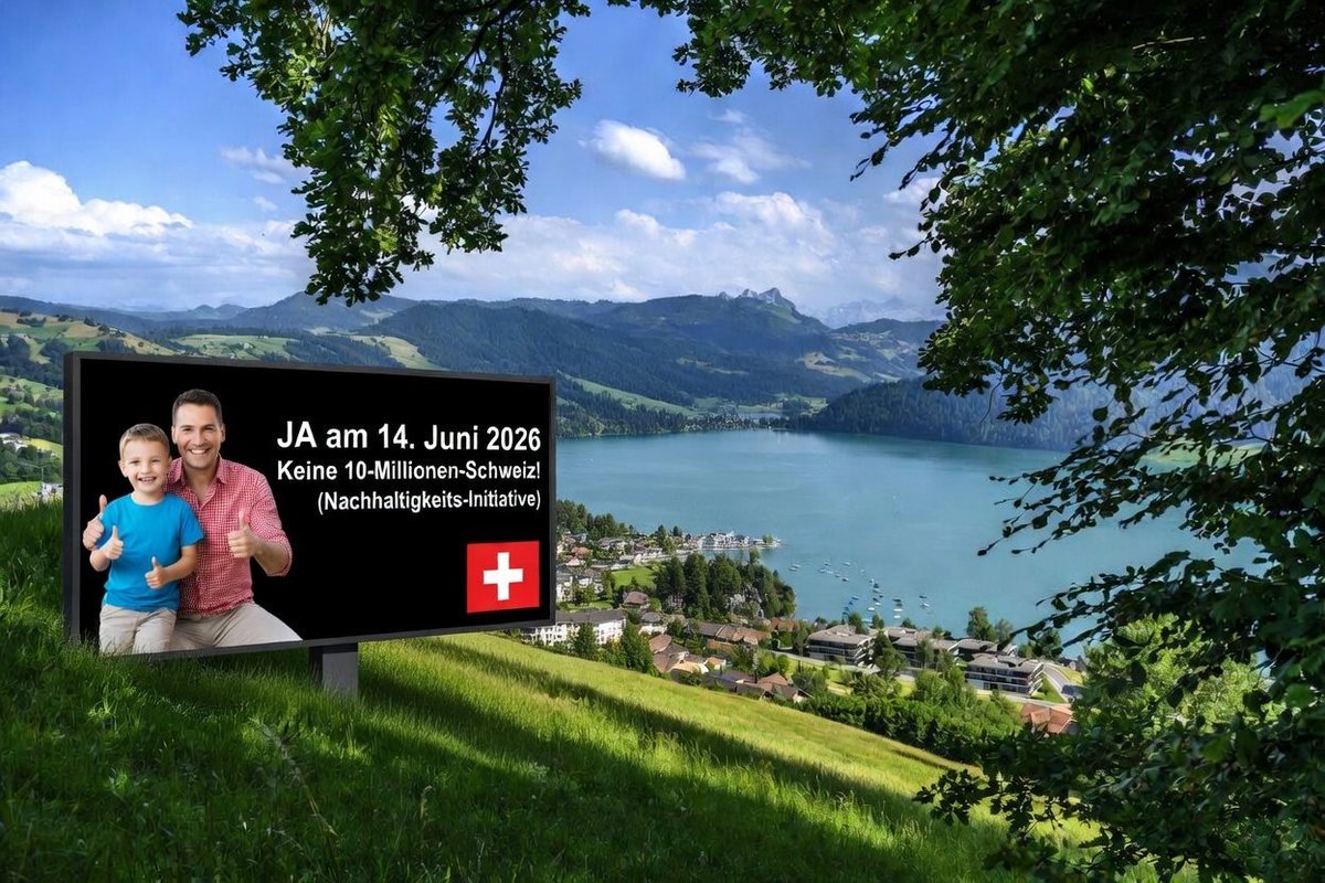 🇨🇭 Vormerken: 14. Juni 2026 📌 JA  🖊️🗳️☑️
 
JA am 14. Juni 2026
Keine 10-Millionen-Schweiz! (Nachhaltigkeits-Initiative)
 
Heute O wie .. Oberägeri 🤩