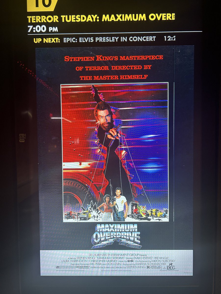 This week we talk #undertone #Maximumoverdrive &amp; much more