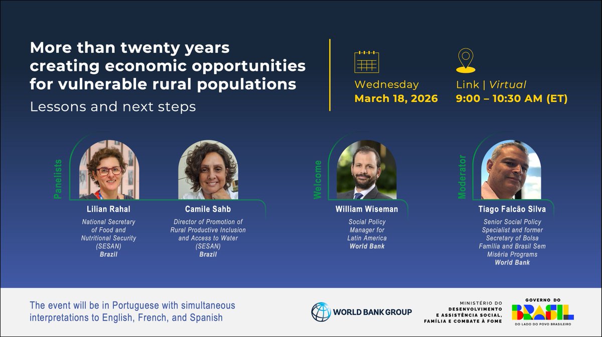 SP_Gateway's tweet photo. Over the past two decades, Brazil has advanced an integrated approach to rural development that connects food security, income generation, and the strengthening of livelihoods. https://t.co/vElafWtPhk