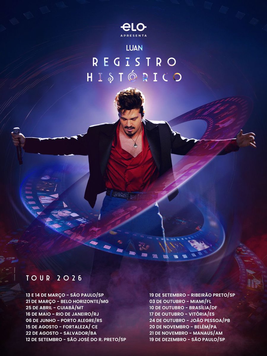 santanaacervo's tweet photo. 🚨 SERTANEJO EMERGENCY! Confira o pôster oficial da turnê Registro Histórico com todas as datas. 🎸✨ https://t.co/Wr8UGi03O0