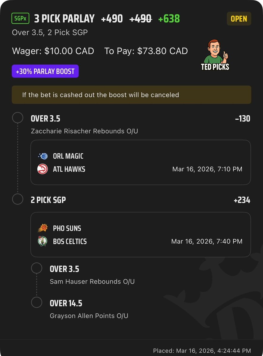 Ted Picks tweet media