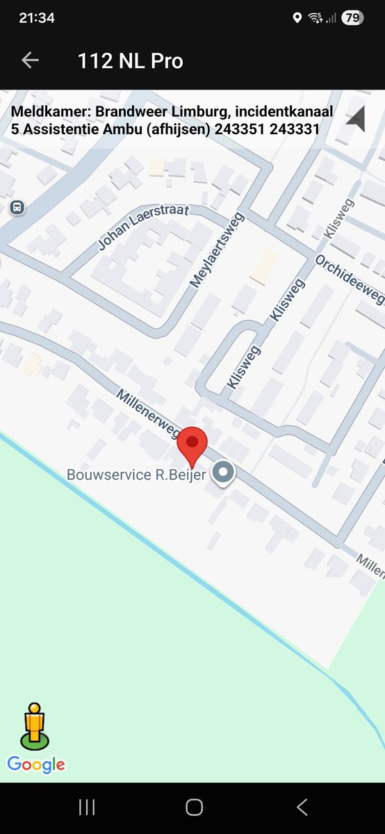 Assistentie Ambulance en Brandweer bij Afhijsen