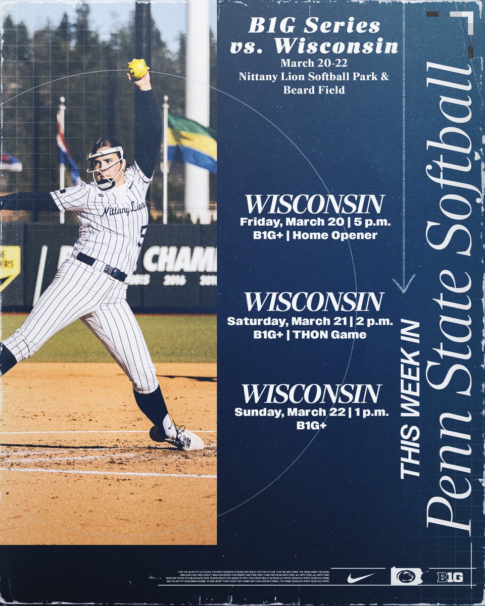 Penn State Softball tweet media