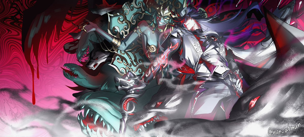 just teaching how to walk 10 dogs and 10 leviathans at the same time
#Ashveil #Oroboros #HonkaiStarRail