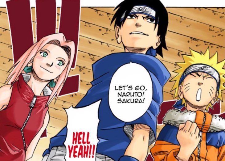 likely part of the reason why sasuke took on a leadership and protective role of team 7, was cause of how quickly he was forced to grow up, after the massacre he was thrust into being his own parent, own protecter, own leader, it’s only natural he'd take on that role with others