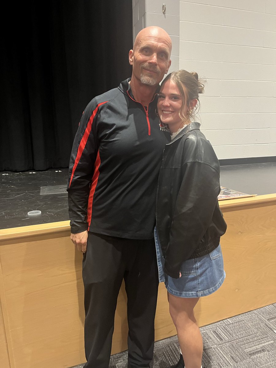 HsManchester's tweet photo. Gonna miss this senior and all of her hard work and dedication Thank you Cassidy https://t.co/4lxgiHiMwd