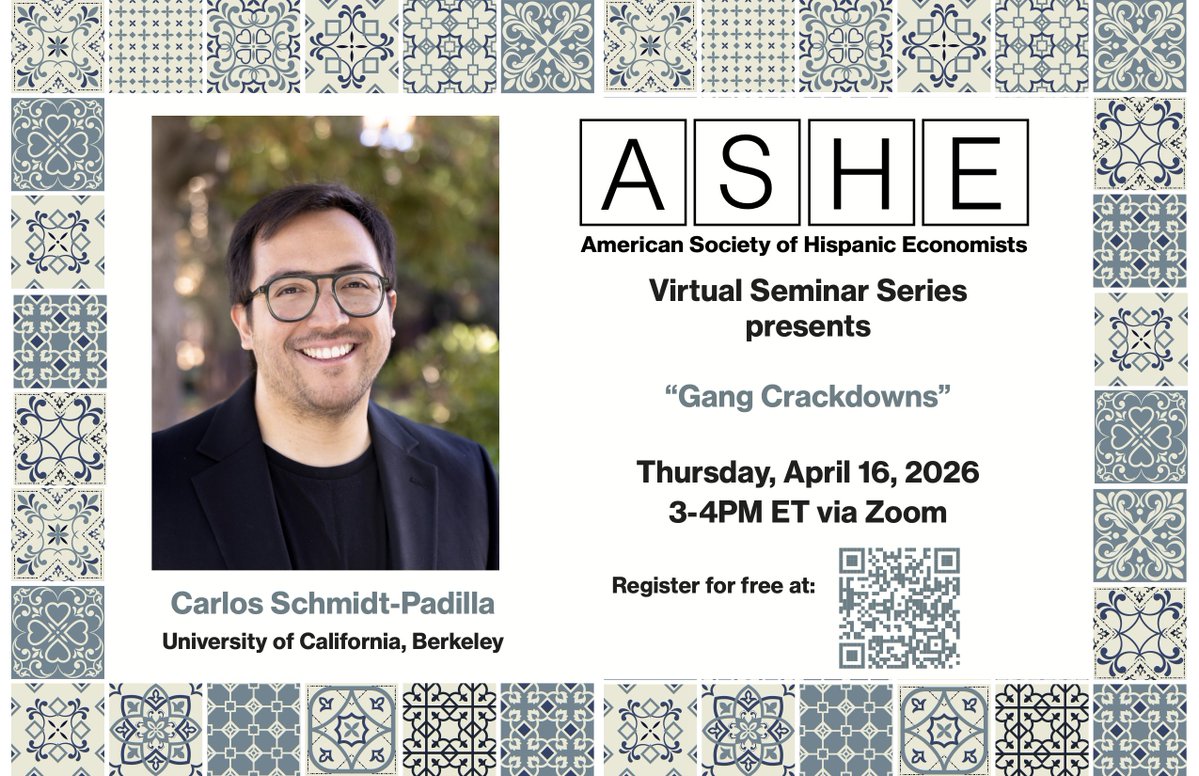 American Society of Hispanic Economists tweet media