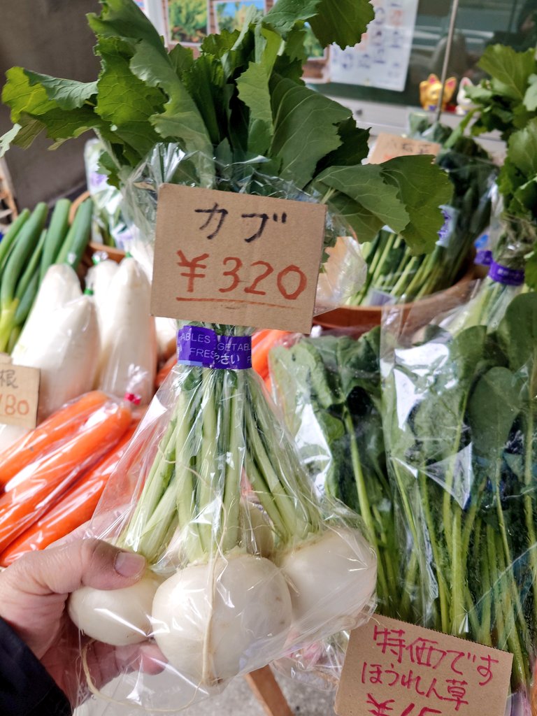 今日も店頭にて採れたて新鮮なお野菜を販売中✨️
