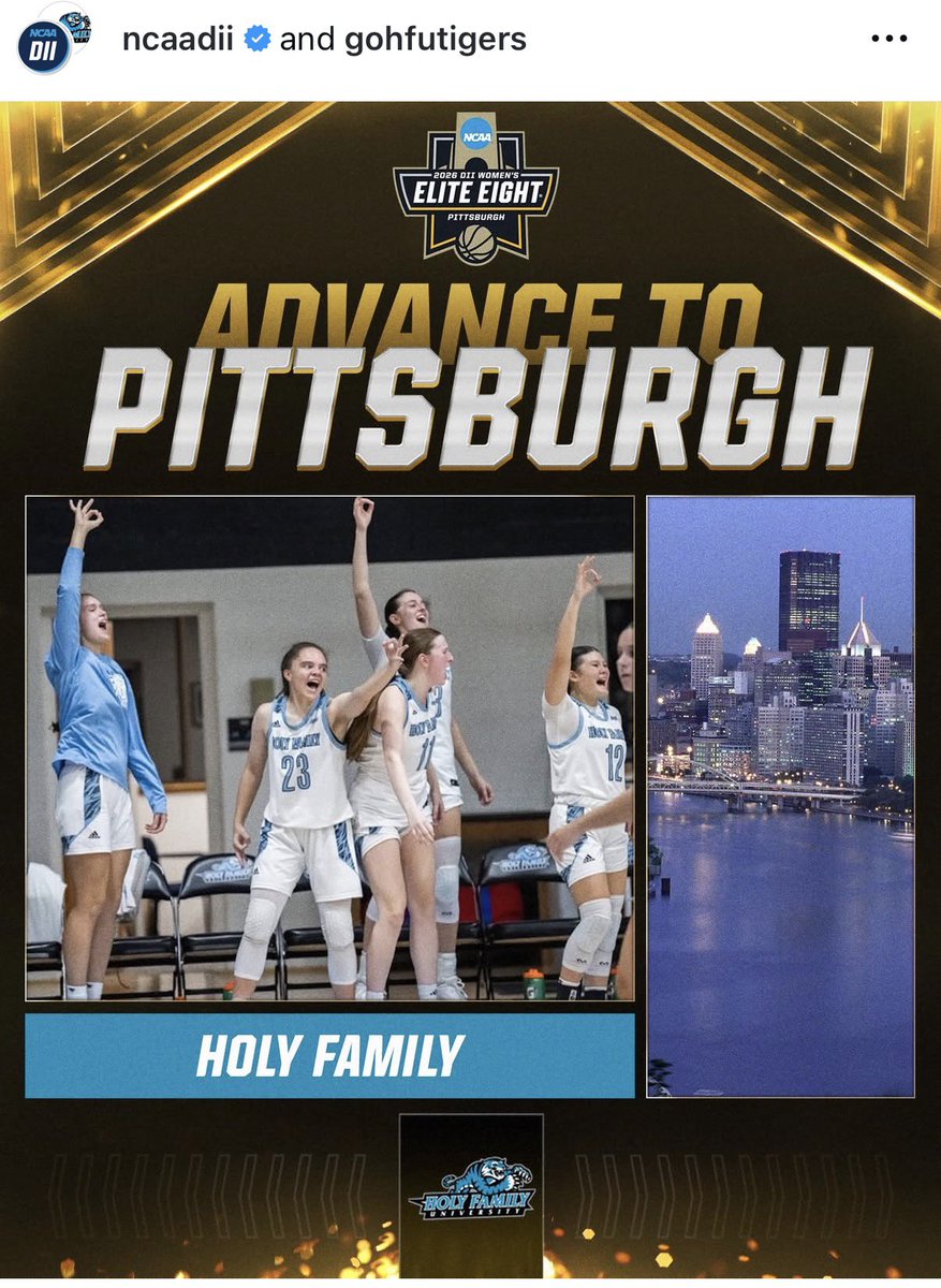 WoodGirlsBball's tweet photo. Congratulations to Kara Meredith and her Holy Family team who won the East Regional Championship tonight to advance to the Elite 8! Kara chipped in 10p, 5r, 2a and a steal tonight! #WoodProud https://t.co/DycBdPHAnv