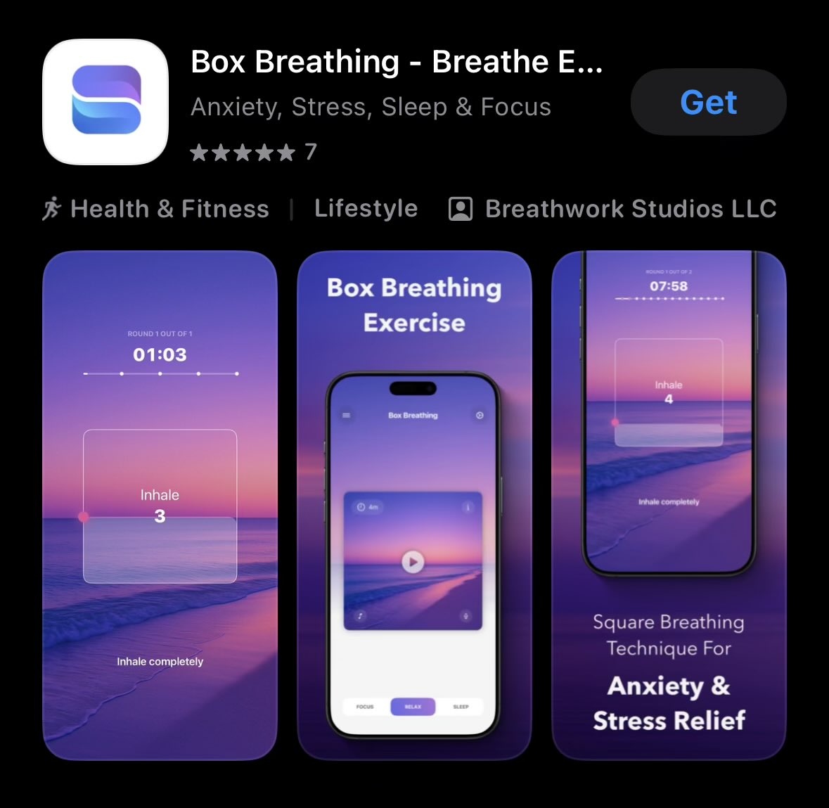 Sn0wbrave's tweet photo. 📦 Breathe Even is FREE for a limited time
Box breathing trainer to reduce stress & improve focus
No subscription • Works offline • One-time purchase ✅
#FreeApps #iOS #Mindfulness https://t.co/S8wmREWSop