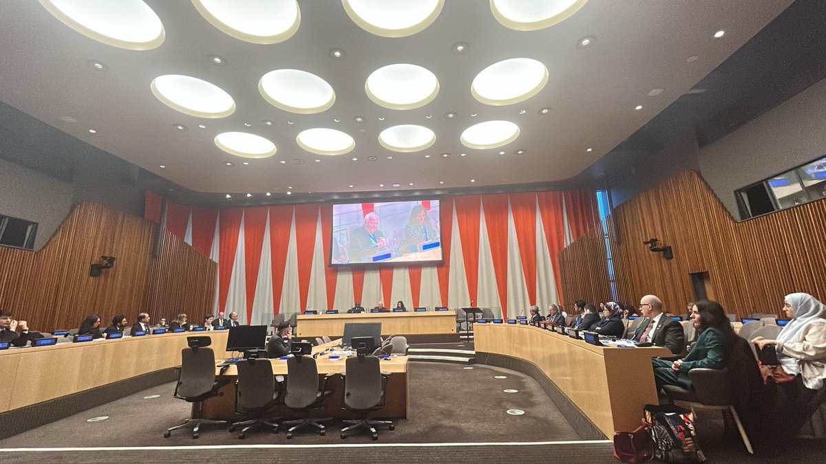 KazakhstanUN's tweet photo. 🇰🇿🇺🇳 The Permanent Mission of Kazakhstan to the UN participated in the high-level event “From Norms to Action: Addressing Islamophobia and Discrimination Based on Religion or Belief” on the occasion of the International Day to Combat Islamophobia. #Combatislamophobia @unaoc https://t.co/ptMl7mhsa9