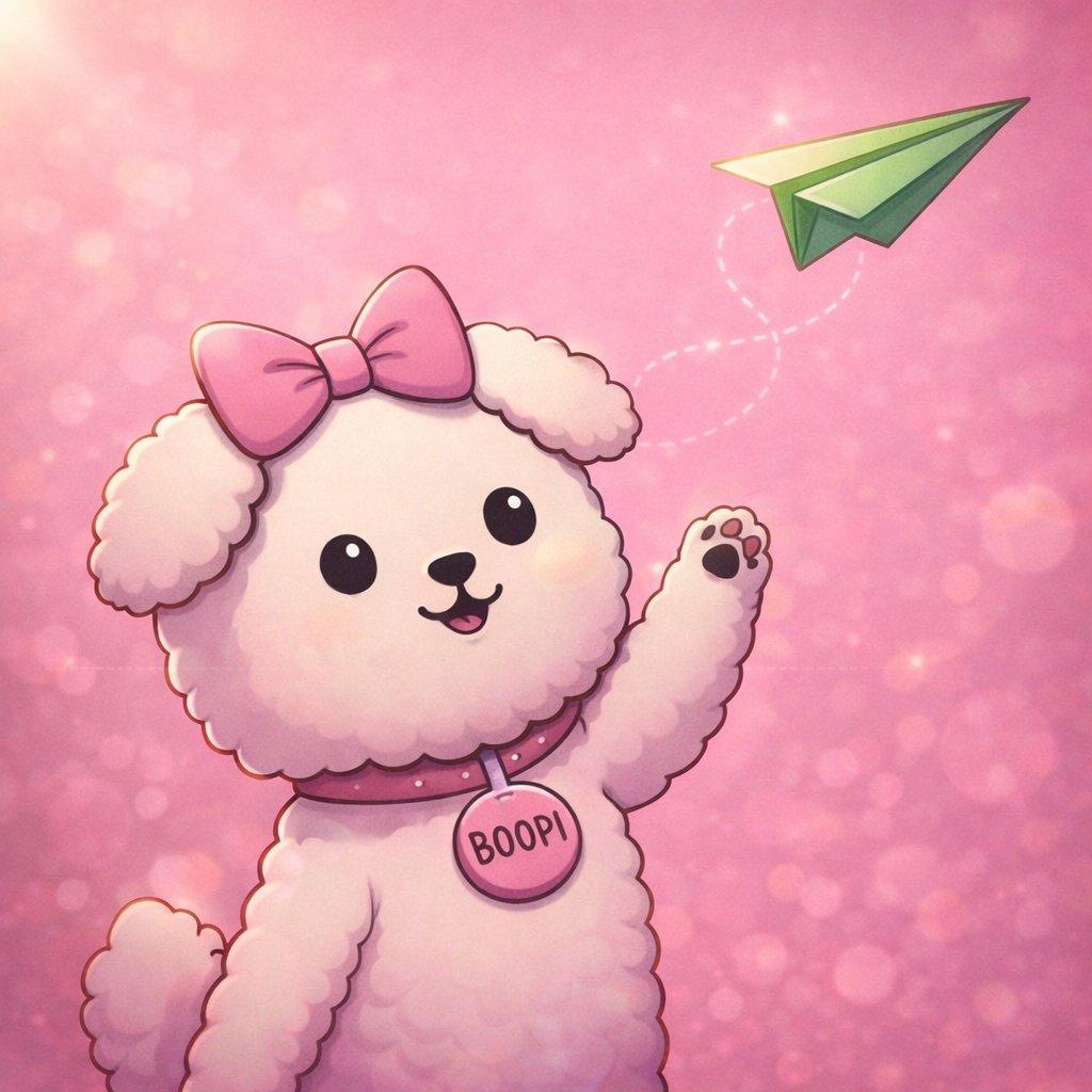 $BOOPI MFERS! 🐶

$BOOPI IS BUILDING STRONG MFERS! 📈
GRAB A BAG OF $BOOPI NOW MFERS!🐶

CA:
7fodN5Vn21kZdGfvA178ZNctqsZ2kCGVRHfFNEkboop

$BOOPI $BOOPI