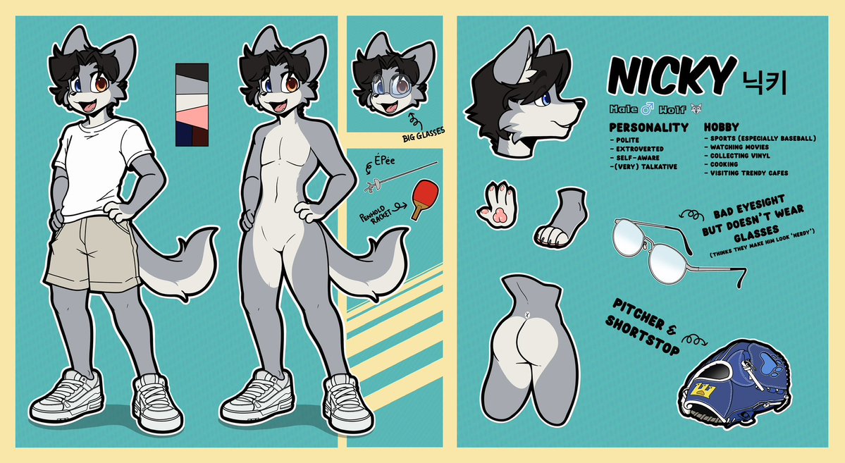 Nicky wolf (commission closed) tweet media