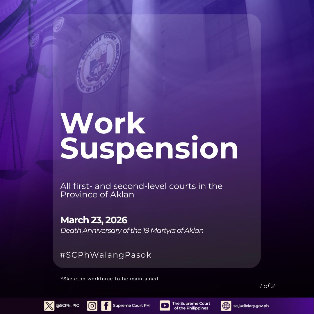 Philippine Supreme Court Public Information Office tweet media