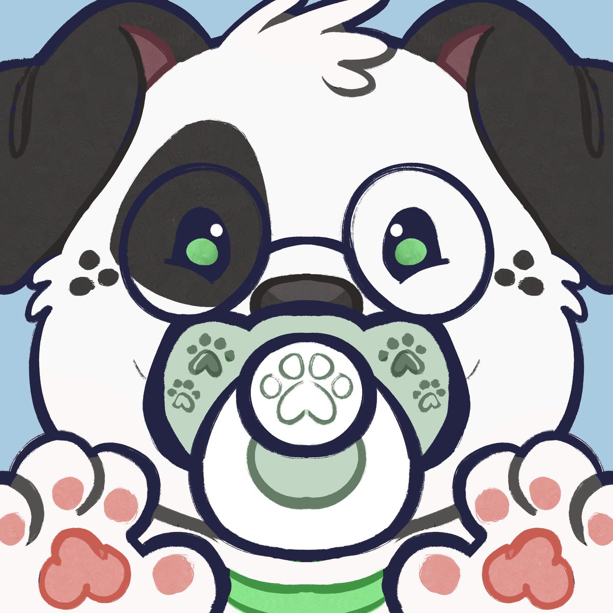 A_spottyPuppy's tweet photo. cute icon I got from @colourpuppys https://t.co/lzRnxt1REq