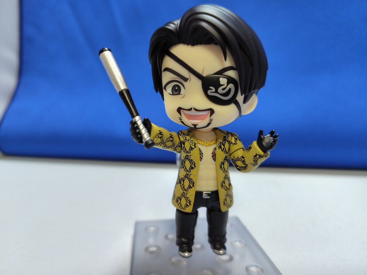 ねんどろいど 龍が如く 真島吾朗兄さんのフィギュア！😁 #ねんどろいど