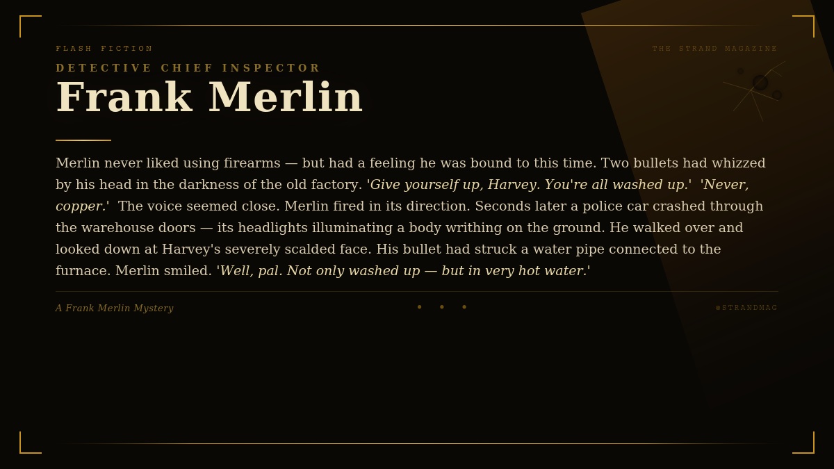 The Strand Magazine tweet media