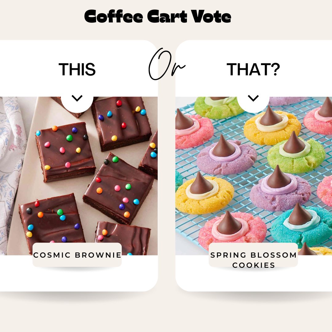 mrssteachct's tweet image. What do you think the student baristas will pick to make this week?  
#BakingJoy #teacheredu #MondayQuiz