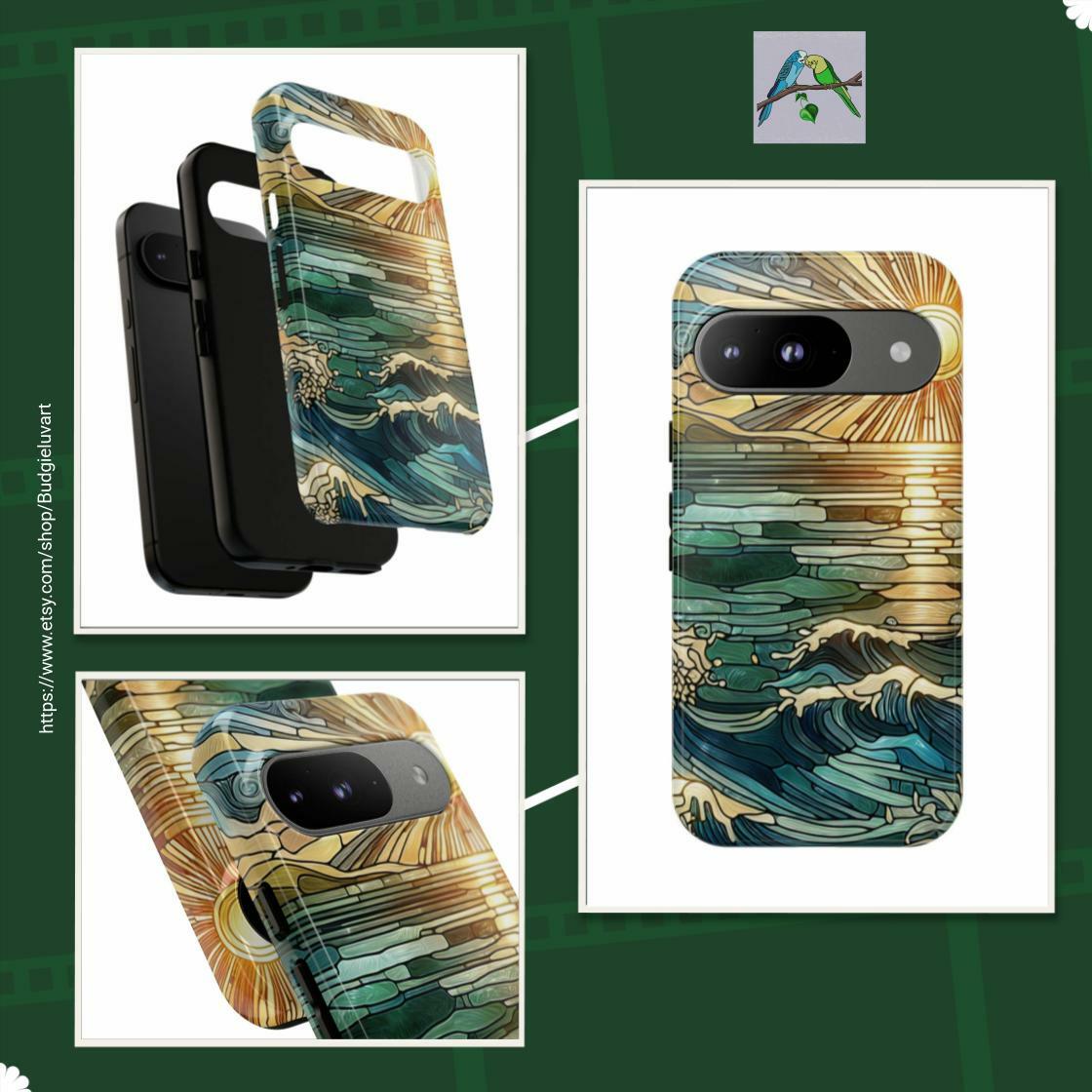 budgieluvart's tweet image. Protect your Google Pixel in style with our Ocean Waves Stained Glass Tough Case. Elevate your phone's look while ensuring it stays secure. Dive into elegance today! #PhoneCase #TechStyle

Shop Now budgieluvart.etsy.com/listing/190426…