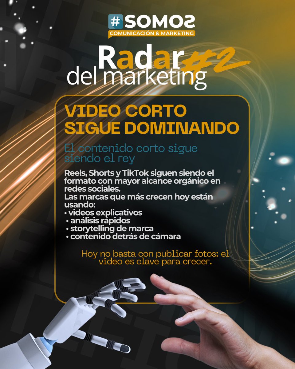 eldebby's tweet photo. Esta semana destacamos:
Cómo la IA está cambiando el SEO
El nuevo impulso de LinkedIn al contenido educativo
El dominio del video corto en redes sociales
Las empresas que logren adaptarse a estos cambios podrán posicionarse mejor
#MarketingDigital
#Marketing2026
#DigitalMarketing https://t.co/XXrbjByp87