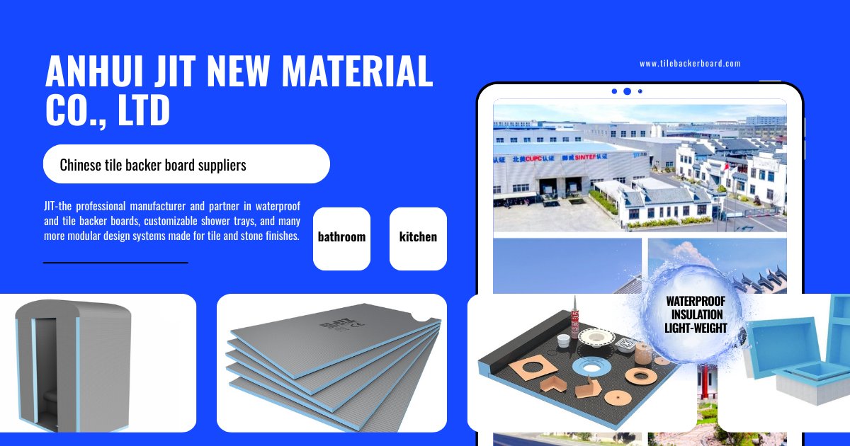 ANHUI_JIT's tweet photo. Bathroom XPS waterproof backer board &amp; tile bonding solutions.
Factory✍️ direct | Stable ✍️quality | Bulk ✍️supply.
#TileBase #Waterproofbuildingmaterial 
#Waterproofsolutions  #tilebackerboard https://t.co/rcMFNDj84R