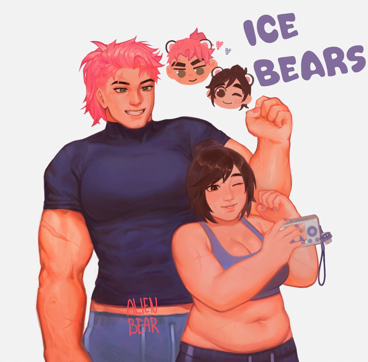 hai started playing overwatch again after forgetting it exists for 7 years anyways uhh im obsessed with zarya and mei agaib