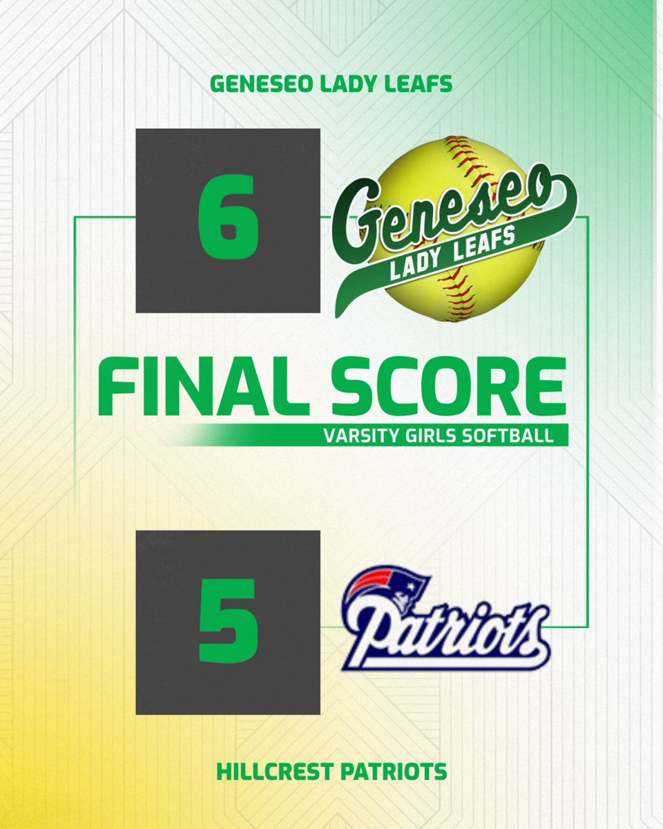 Geneseo Lady Leaf Softball tweet media