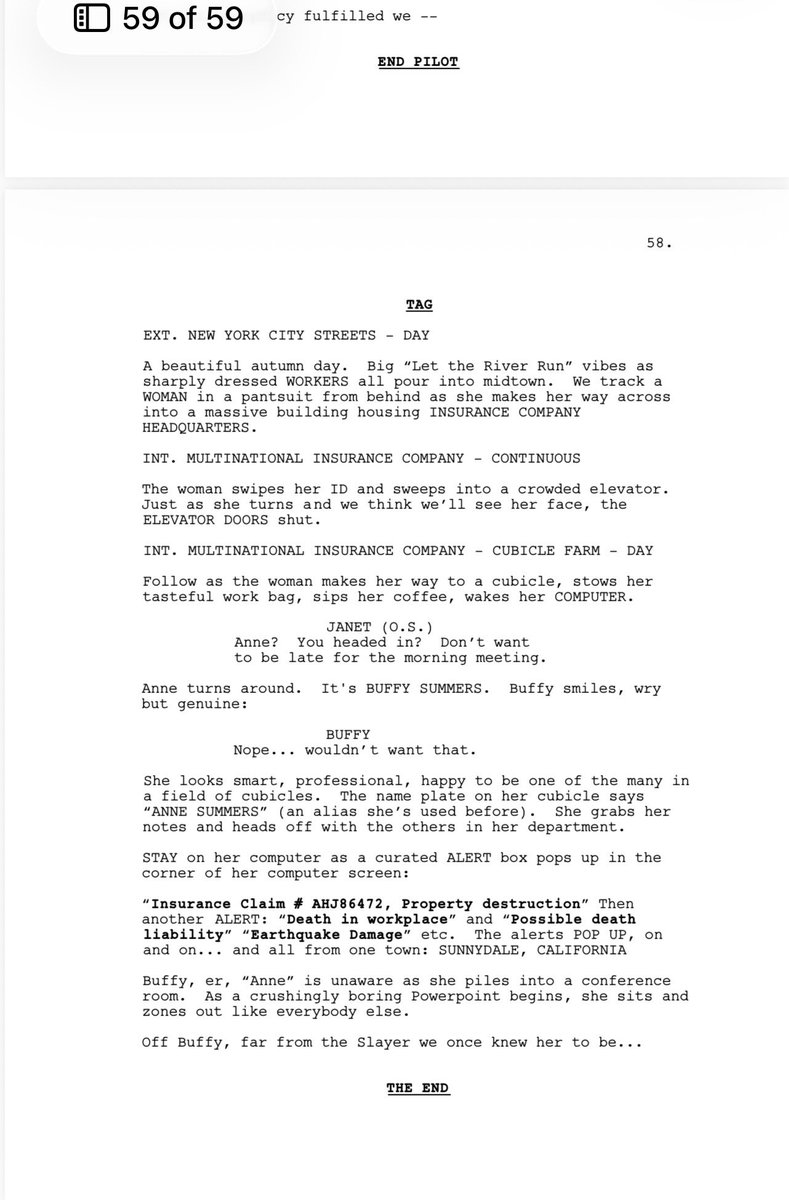 buffy’s chopped bang tweet media