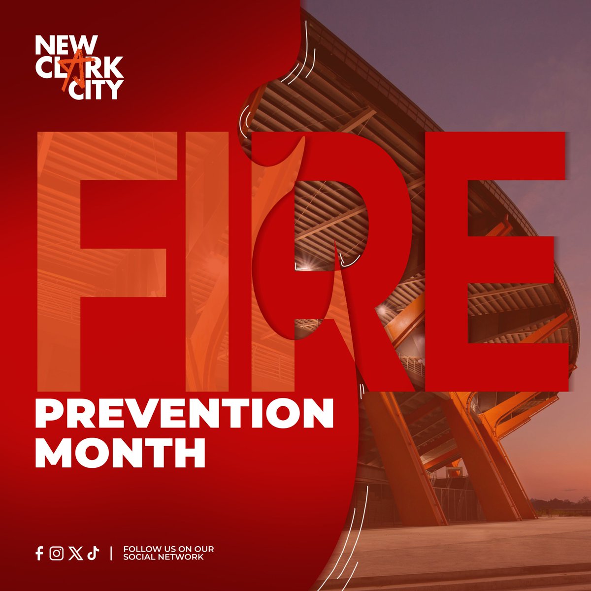 This Fire Prevention Month, the #NewClarkCity is committed to the safety of everyone.  Let’s stay alert, prepared, and protect our homes and communities—because preventing fires is always better than fighting them.
#FirePReventionMonth #ClarkItWorksLikeADream