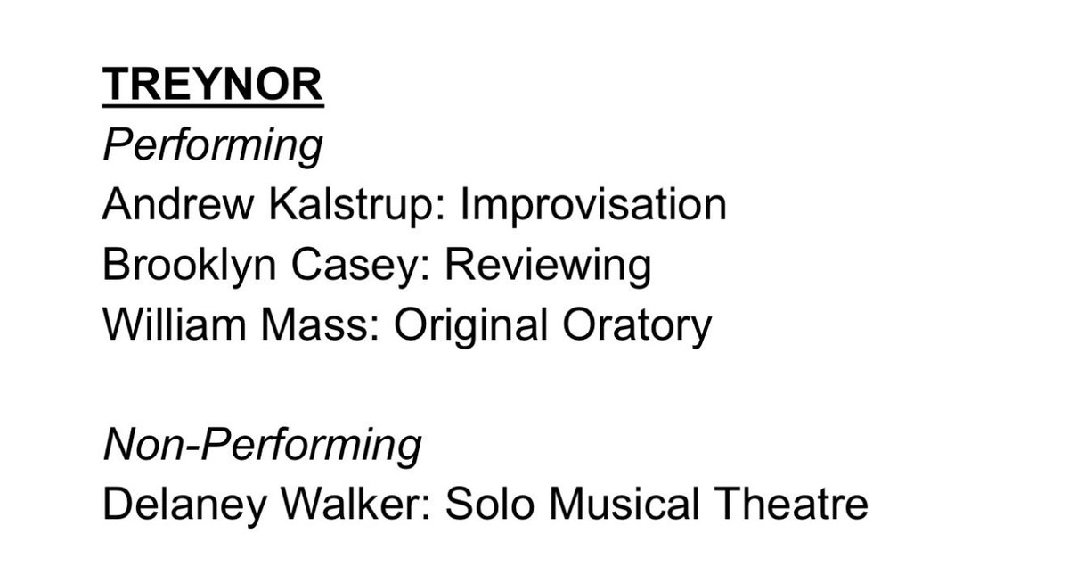 Treynor Speech Team tweet media
