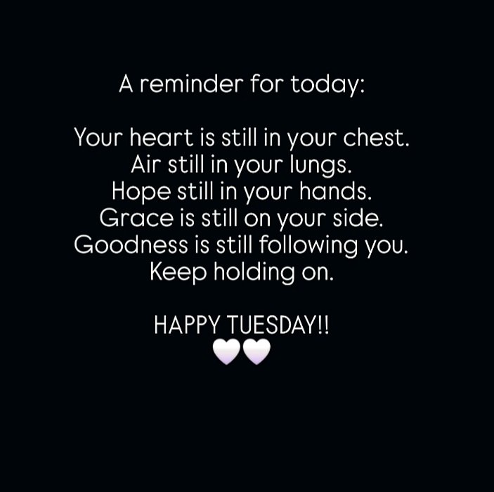 Thankful Tuesday 🙌 Good Morning ❤️