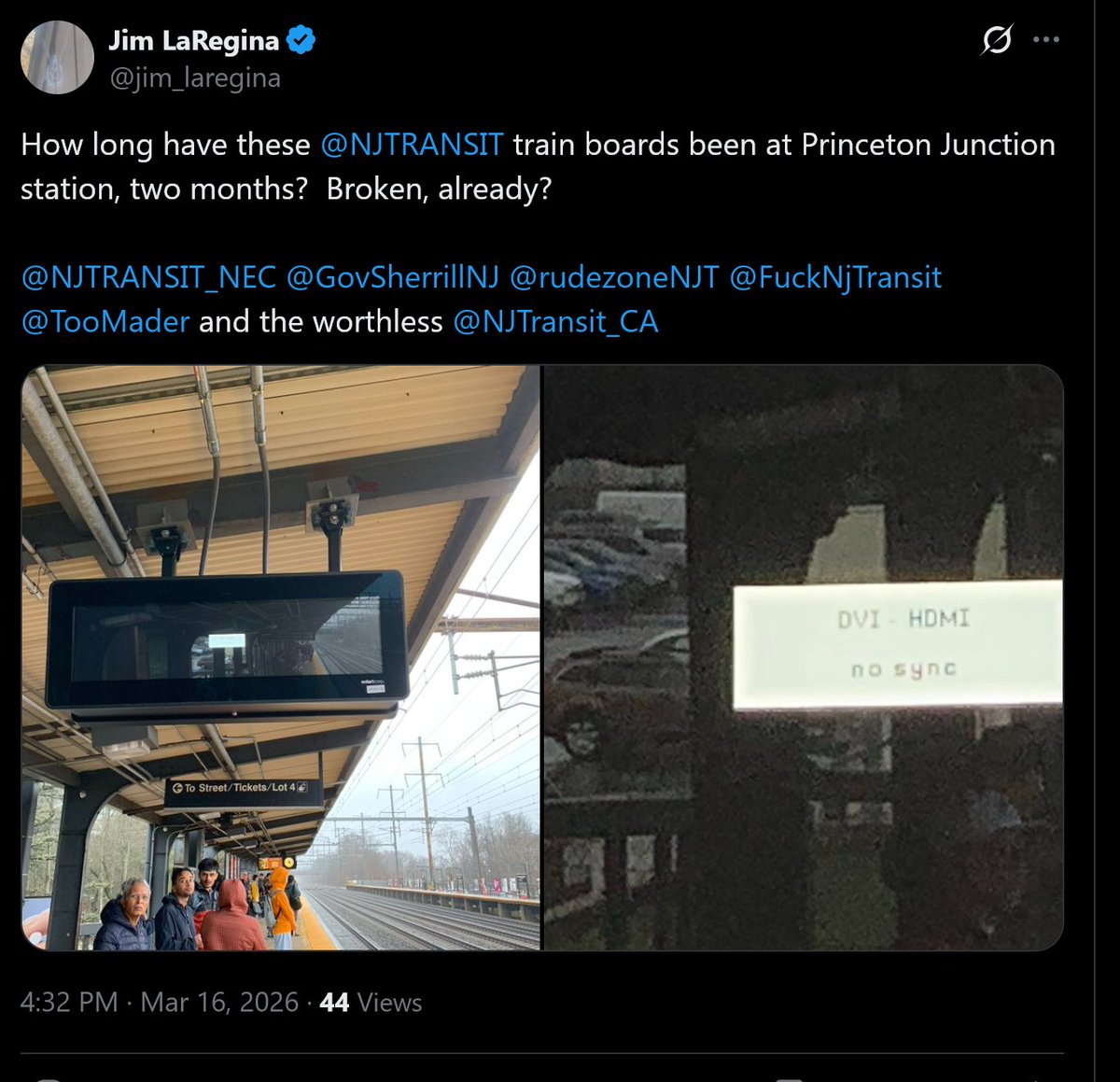 NJ Transit Rude Zone 🚌🚈 tweet media