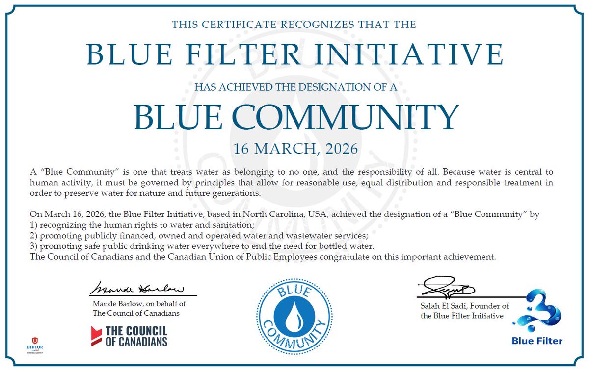 BlueFilter Company tweet media