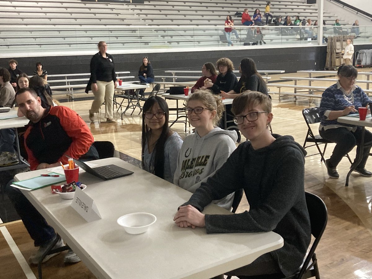 DalevilleP's tweet photo. Daleville Academic Challenge Team competes at home this evening. https://t.co/bzralHhZD3