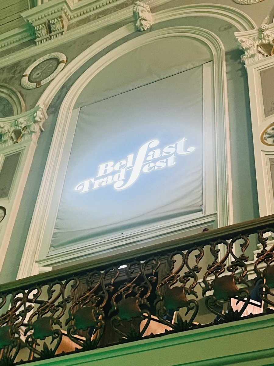 chrisspirit84's tweet photo. Fabulous show tonight featuring the amazing Michael McGoldrick Trio 🎸🪈 🎻 part of @BelfastTradF in the iconic @UlsterHall #StPatricksDay2026 ☘️ @mcgoldrickflute 🎵 @ourbelfastmusic 🎶 #CulturalHeritage #SupportLocalArts 🎭 @belfastcc 🤗 https://t.co/lQBH0kDQ0d