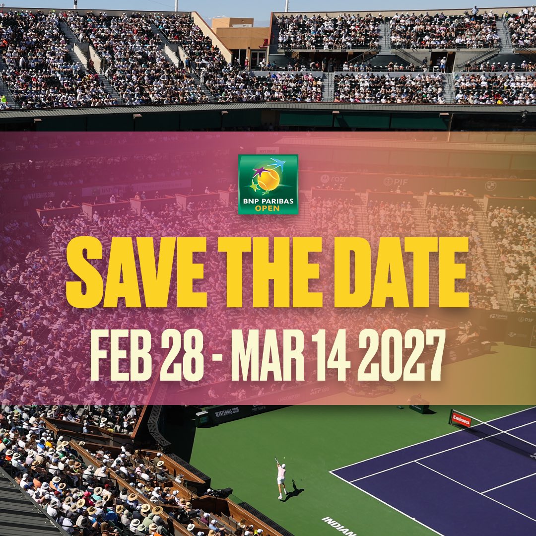 BNP Paribas Open tweet media