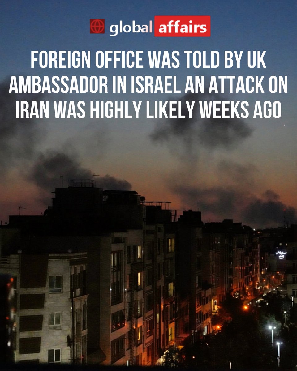 Global_AffairsX's tweet photo. UK Was Warned Weeks Earlier That Trump and Netanyahu Gonna Attack on Iran. Now They are Beggin to Iran " PLS!!! Don't Attack Us. We are not involved in this"🤣🤣🤣

#UK #Iran #Israel #BreakingNews #MiddleEast #Geopolitics #WorldNews 
@Global_AffairsX https://t.co/noqHDjOhuI