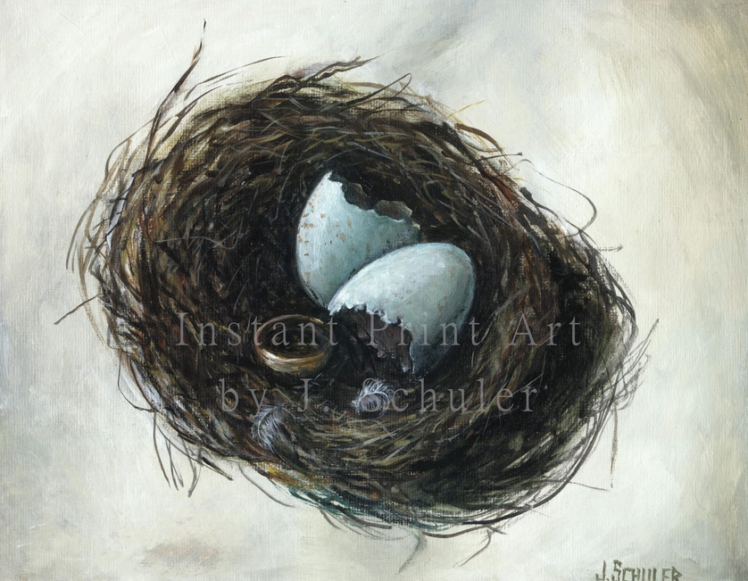 JulieKSchuler's tweet photo. Thieves Break in and Steal the Gold
art to download

https://t.co/B4Zqwut49n

#painting #download #nest #feather #ring #gold #eggshell #stillifepainting https://t.co/cvYsuXqsbo