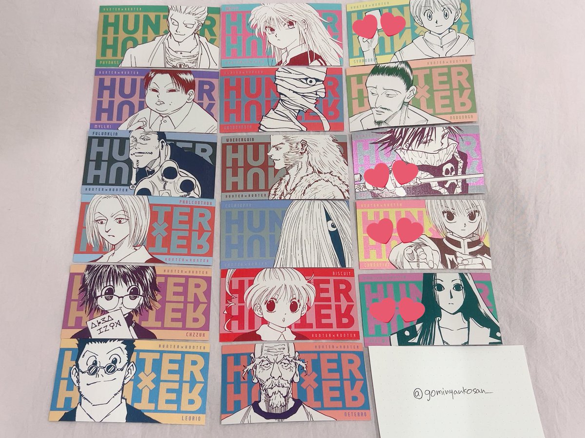 gominyankosan_'s tweet photo. 交換
HUNTER×HUNTER ハンターハンター 
キャラクターズコレクションカード

求：ゴン
譲：画像

♡は無印含む交換のみ、郵送のみ https://t.co/2XaWDrwh8l