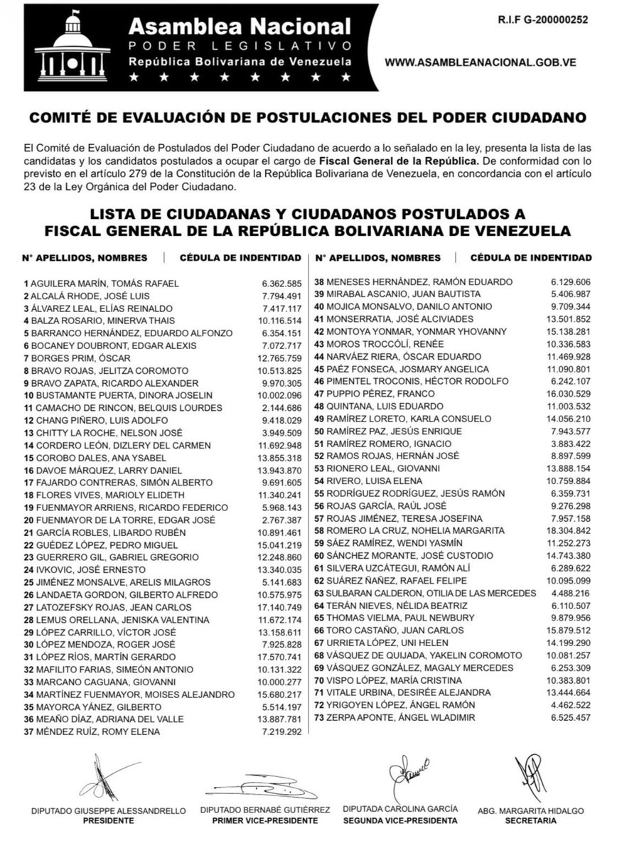 ALERTA: El régimen de Delcy Rodríguez se prepara para designar a Larry Devoe como fiscal general y a Ernesto Villegas como defensor del pueblo.

Simularán debate y discusión, pero la decisión está tomada.

¿Permitirá esto los Estados Unidos Sr. secretario de Estado <a href="/marcorubio/">Marco Rubio</a>?