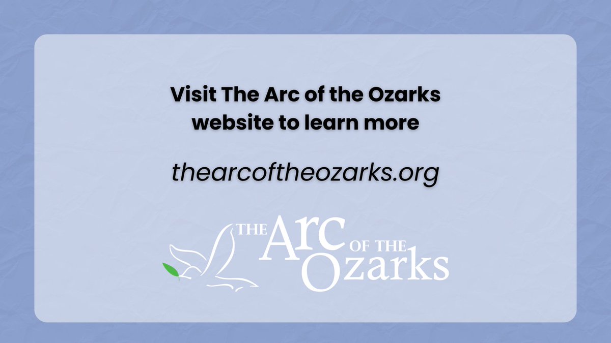 (4/4)
Programs like this are exactly why we’re proud to spotlight <a href="/arcoftheozarks/">TheArcoftheOzarks</a> this month.
To learn more, visit their website at thearcoftheozarks.org/services/behav…
