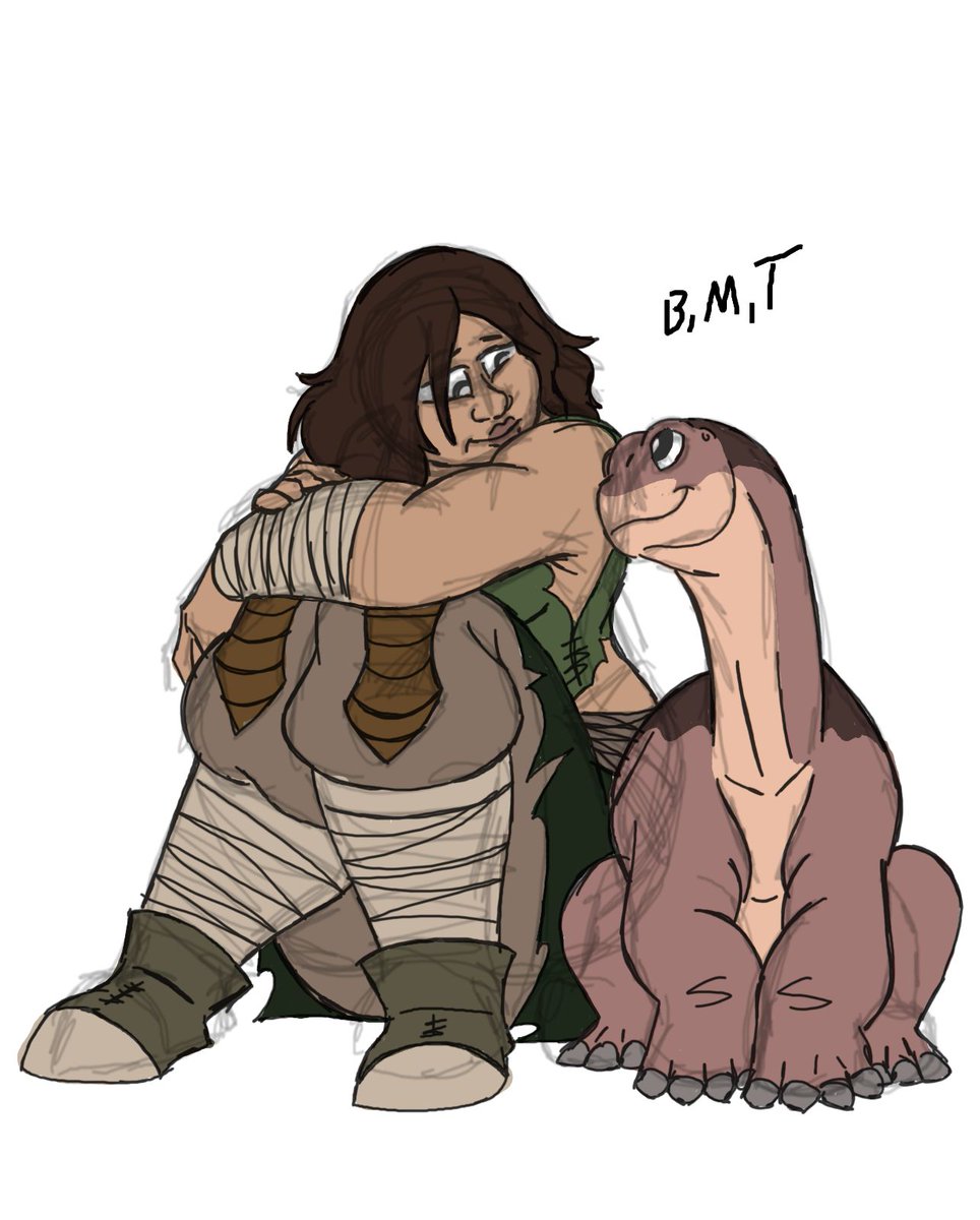 Benjami08453859's tweet photo. Helena Walker meets Littlefoot
(ARK: the animated series X The Land Before Time)
#crossover #crossoverfanart #ark #thelandbeforetime #fanartcrossover #dinosaurs https://t.co/nqWig1XUrO